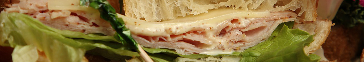 Eating Deli Sandwich Salad at City Bites restaurant in Mustang, OK.